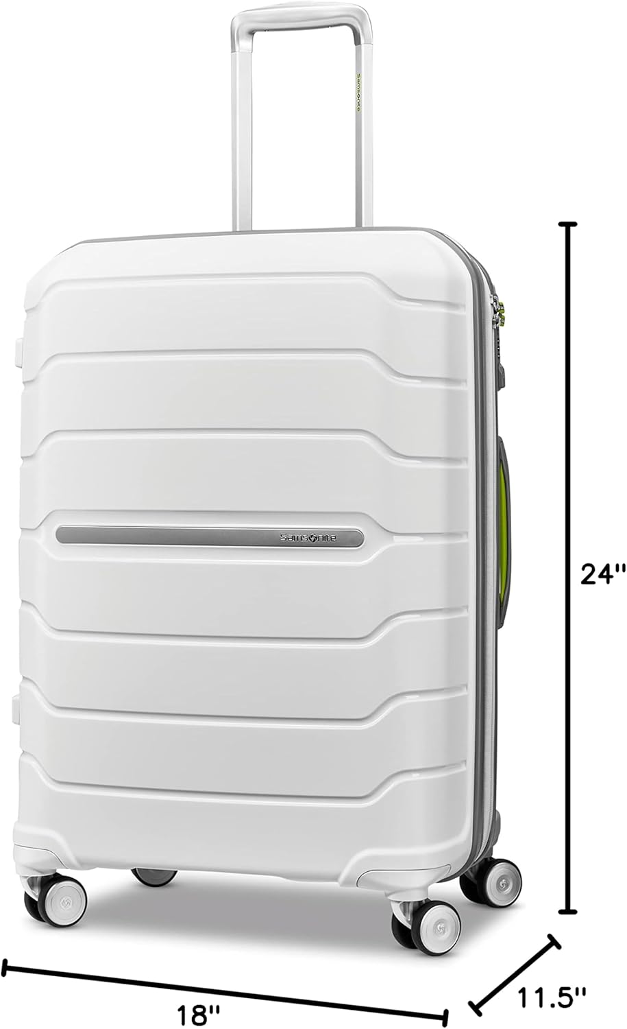 Freeform Hardside Carry-On Luggage with Spinner Wheels - Hardshell Suitcase - TSA, Airline-Approved - Expandable Hard Shell, Smooth Rolling Wheels for Lightweight Travel - Navy