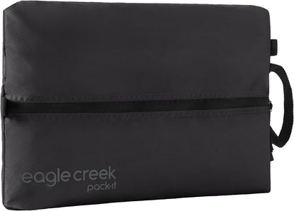 Pack-It Isolate Shoe Sack - Breathable Shoe Sack for Travel - Lightweight & Portable - Washable - Water-Resistant - Easy-Grab Zipper - Top Handle - Black