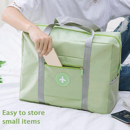 5PCS Travel Bag Thick Double-Layer Fabric Foldable Duffle Bags Spirit Airlines Personal Item Bag for Women Men Carry On Bags Sports Gym Tote Weekender Overnight Bag (1002 5PCS)