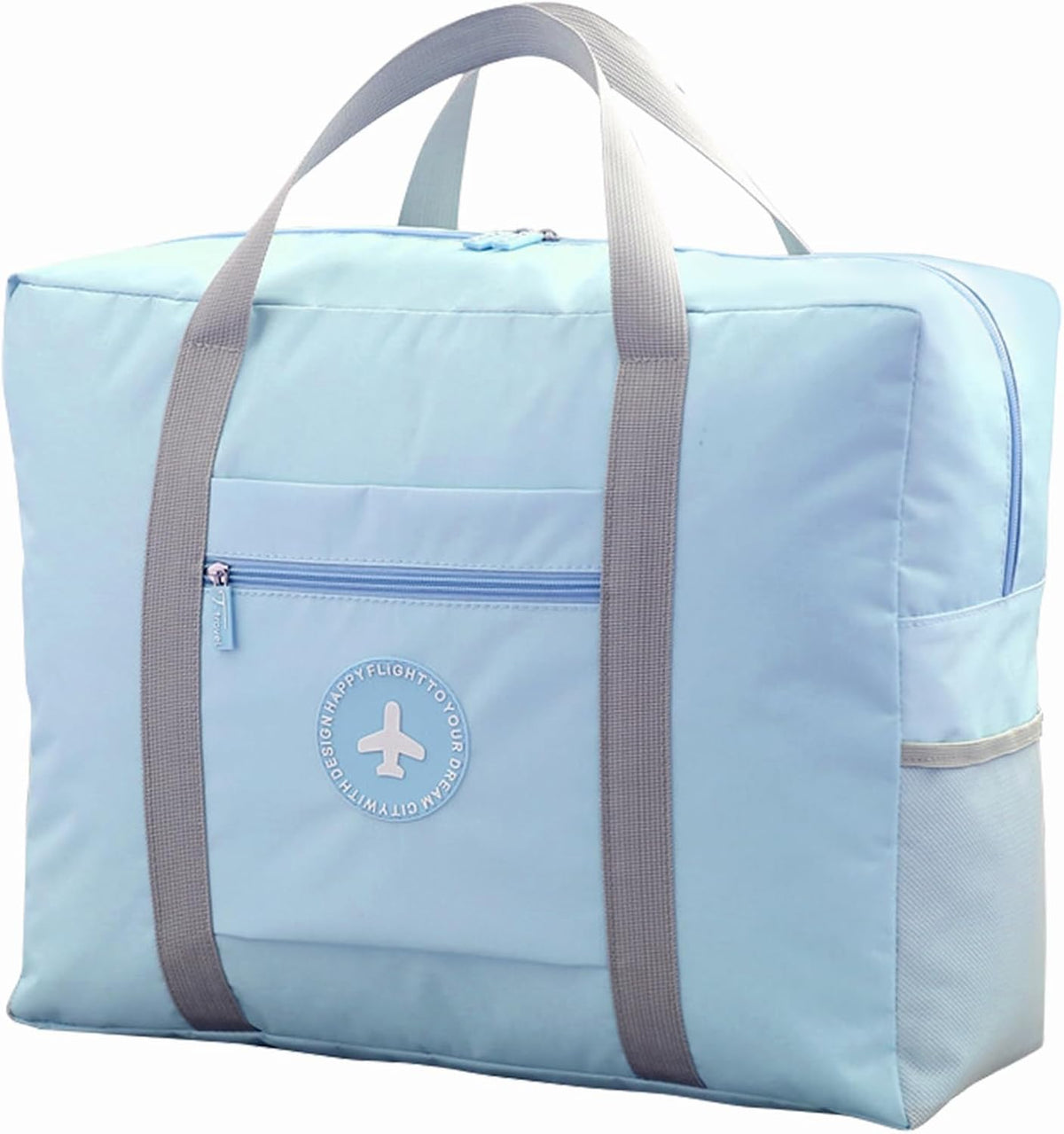 5PCS Travel Bag Thick Double-Layer Fabric Foldable Duffle Bags Spirit Airlines Personal Item Bag for Women Men Carry On Bags Sports Gym Tote Weekender Overnight Bag (1002 5PCS)