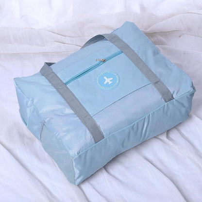 5PCS Travel Bag Thick Double-Layer Fabric Foldable Duffle Bags Spirit Airlines Personal Item Bag for Women Men Carry On Bags Sports Gym Tote Weekender Overnight Bag (1002 5PCS)