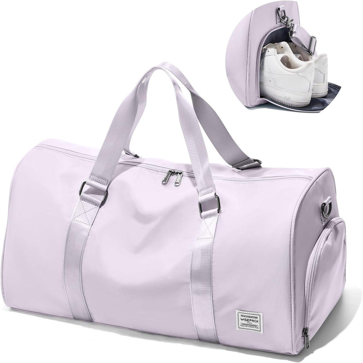 Gym Bag Womens Mens with Shoes Compartment and Wet Pocket Travel Duffel Bags for Women for Plane Sport Gym Tote Bag with Toiletry Bags Waterproof Weekend Overnight Carry on Bag Hospital Holdalls - Colors C