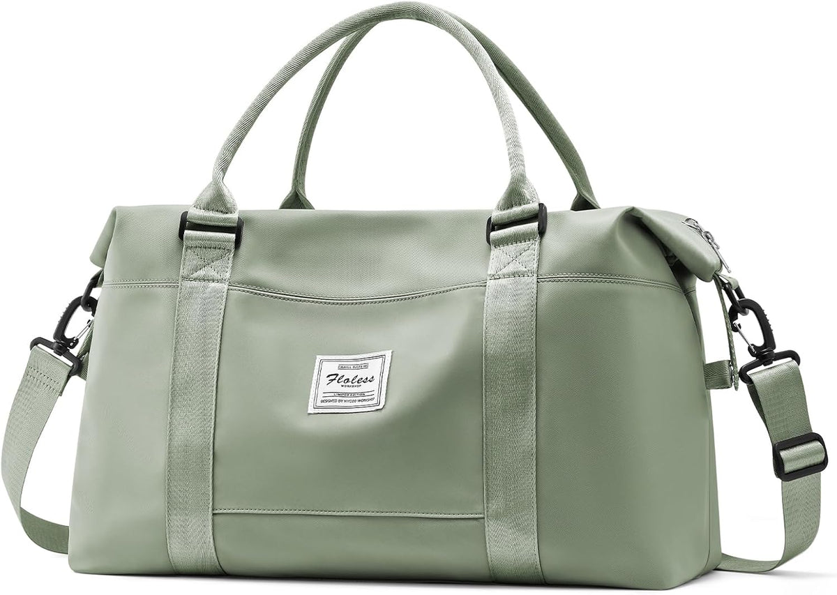 Gym Bag Womens Mens with Shoes Compartment and Wet Pocket Travel Duffel Bags for Women for Plane Sport Gym Tote Bag with Toiletry Bags Waterproof Weekend Overnight Carry on Bag Hospital Holdalls - Colors C