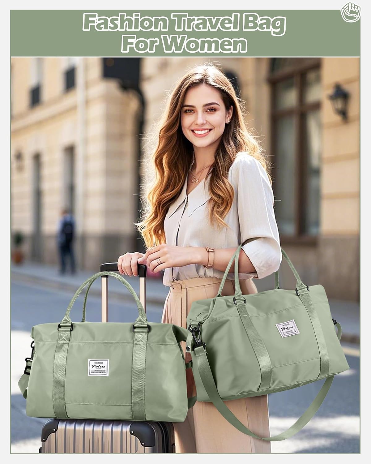 Gym Bag Womens Mens with Shoes Compartment and Wet Pocket Travel Duffel Bags for Women for Plane Sport Gym Tote Bag with Toiletry Bags Waterproof Weekend Overnight Carry on Bag Hospital Holdalls - Colors C