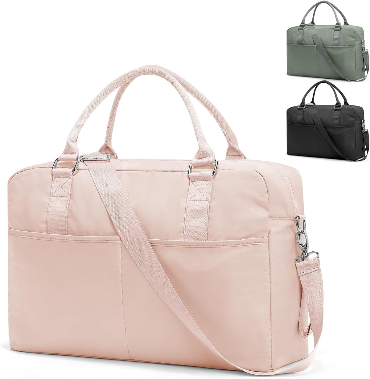 Gym Bag Womens Mens with Shoes Compartment and Wet Pocket Travel Duffel Bags for Women for Plane Sport Gym Tote Bag with Toiletry Bags Waterproof Weekend Overnight Carry on Bag Hospital Holdalls - Colors C
