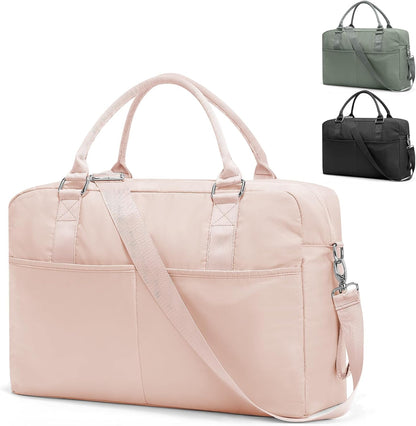 Gym Bag Womens Mens with Shoes Compartment and Wet Pocket Travel Duffel Bags for Women for Plane Sport Gym Tote Bag with Toiletry Bags Waterproof Weekend Overnight Carry on Bag Hospital Holdalls - Colors C
