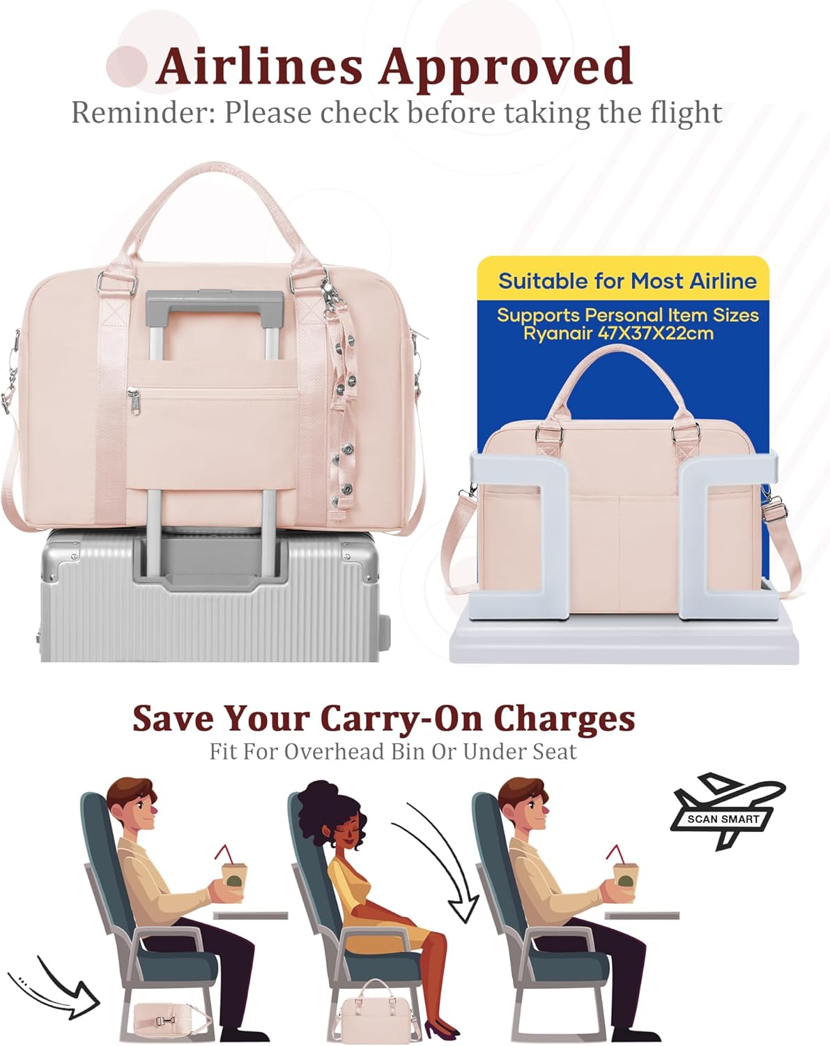 Gym Bag Womens Mens with Shoes Compartment and Wet Pocket Travel Duffel Bags for Women for Plane Sport Gym Tote Bag with Toiletry Bags Waterproof Weekend Overnight Carry on Bag Hospital Holdalls - Colors C