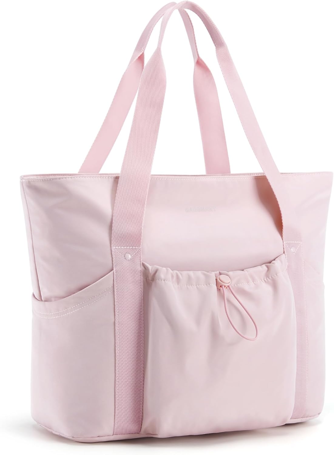 Foldable Tote Bag with Drawstring Bag, Tote Bag Shoulder Bag Top Handle Handbag for Travel, Work, Beach, Gym
