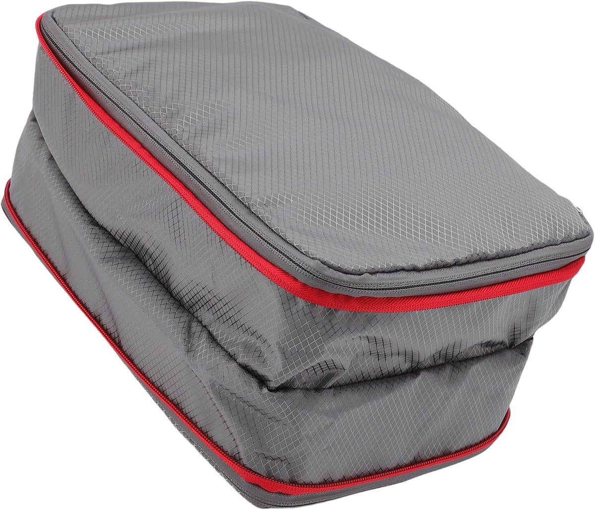 banapoy Compression Packing Cube, 9L Lightweight Compression Travel Cube, Luggage Bag with Wet Dry Separate 210D Nylon Material for Suitcase Luggage Travel Vacation Business (Grey)