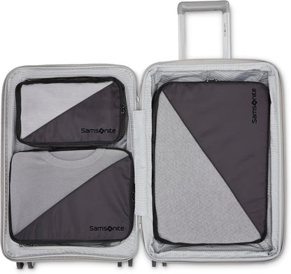 3-Piece Compression Packing Cube Set, Black