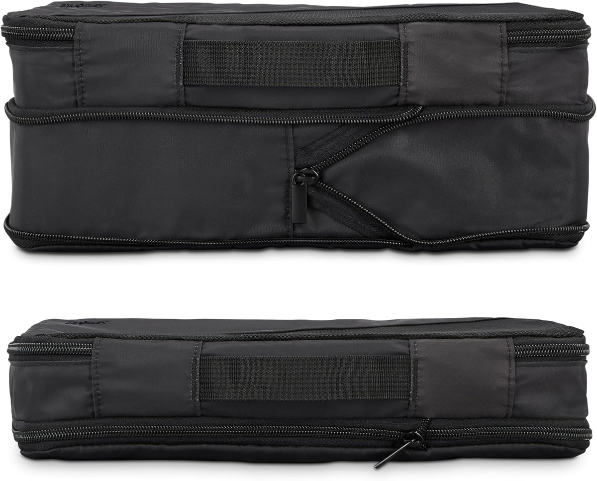 3-Piece Compression Packing Cube Set, Black