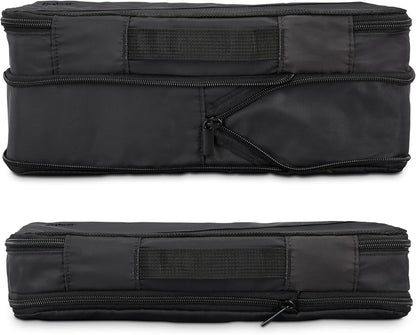 3-Piece Compression Packing Cube Set, Black