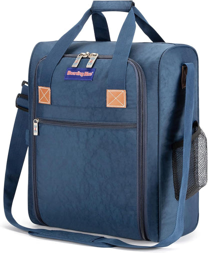 17X13X8 Inches JetBlus Airlines Personal Item Under Seat Duffel Bag Suitable for Major Airlines Including Spirit, Jetblue, Frontier, and American - Duffel Bag Design (Pink)