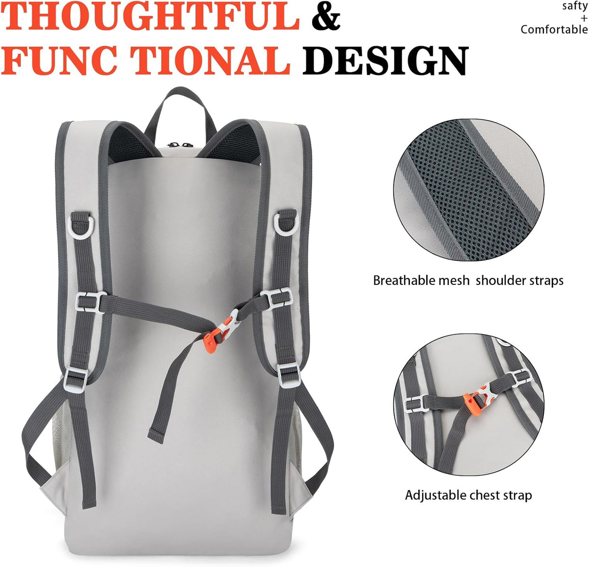 Hiking Backpack,Large 35L Travel Backpacks for Men Women,Water Resistant Ultra Lightweight Foldable Packable Camping Daypack for Outdoor Sports