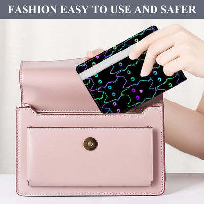 Passport Holder for Travel Essentials, RFID Premium Leather Passport Wallet Cover Case for Travel Must Haves Accessories, Passport Book Holders for Women Men Cute Mountain