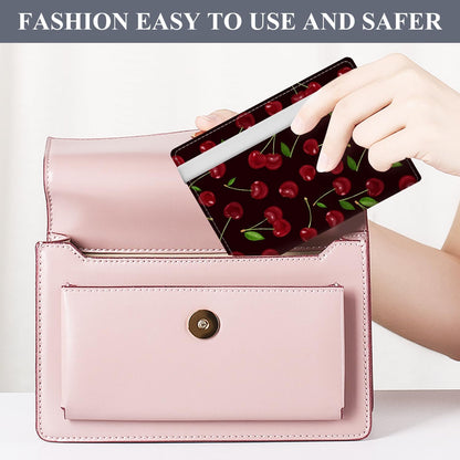 Passport Holder for Travel Essentials, RFID Premium Leather Passport Wallet Cover Case for Travel Must Haves Accessories, Passport Book Holders for Women Men Cute Mountain