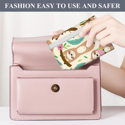 Passport Holder for Travel Essentials, RFID Premium Leather Passport Wallet Cover Case for Travel Must Haves Accessories, Passport Book Holders for Women Men Cute Mountain
