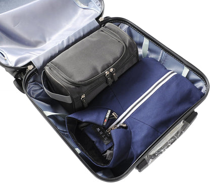Mens Toiletry Bag Wash Travel Small Shaving Dop Kit Shower Bathroom Ditty Hygiene Bag Camo Mosaic