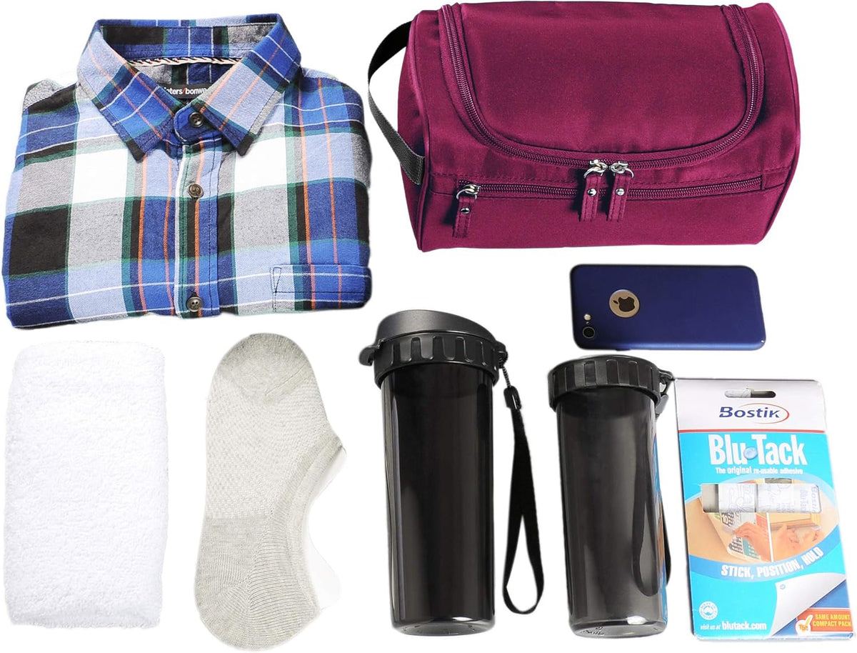 Mens Toiletry Bag Wash Travel Small Shaving Dop Kit Shower Bathroom Ditty Hygiene Bag Camo Mosaic