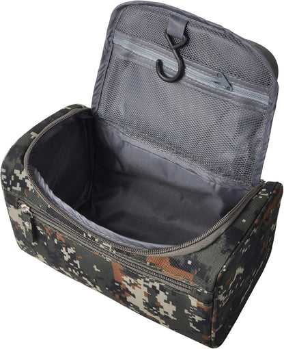 Mens Toiletry Bag Wash Travel Small Shaving Dop Kit Shower Bathroom Ditty Hygiene Bag Camo Mosaic