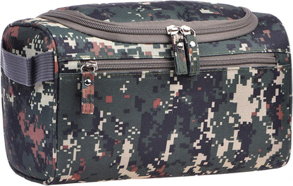 Mens Toiletry Bag Wash Travel Small Shaving Dop Kit Shower Bathroom Ditty Hygiene Bag Camo Mosaic