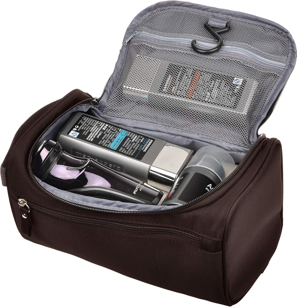 Mens Toiletry Bag Wash Travel Small Shaving Dop Kit Shower Bathroom Ditty Hygiene Bag Camo Mosaic