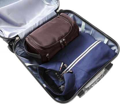 Mens Toiletry Bag Wash Travel Small Shaving Dop Kit Shower Bathroom Ditty Hygiene Bag Camo Mosaic
