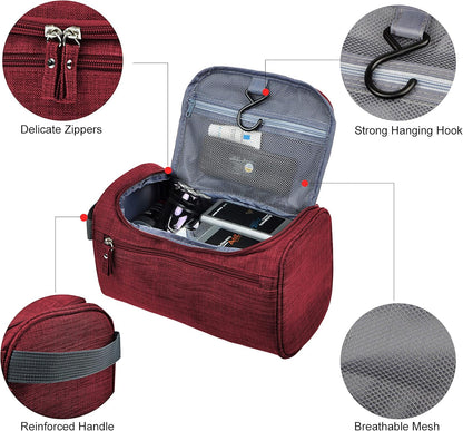 Mens Toiletry Bag Wash Travel Small Shaving Dop Kit Shower Bathroom Ditty Hygiene Bag Camo Mosaic