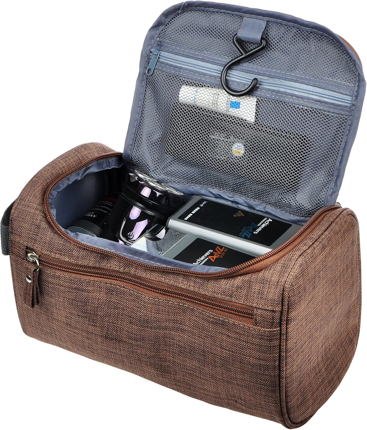 Mens Toiletry Bag Wash Travel Small Shaving Dop Kit Shower Bathroom Ditty Hygiene Bag Camo Mosaic