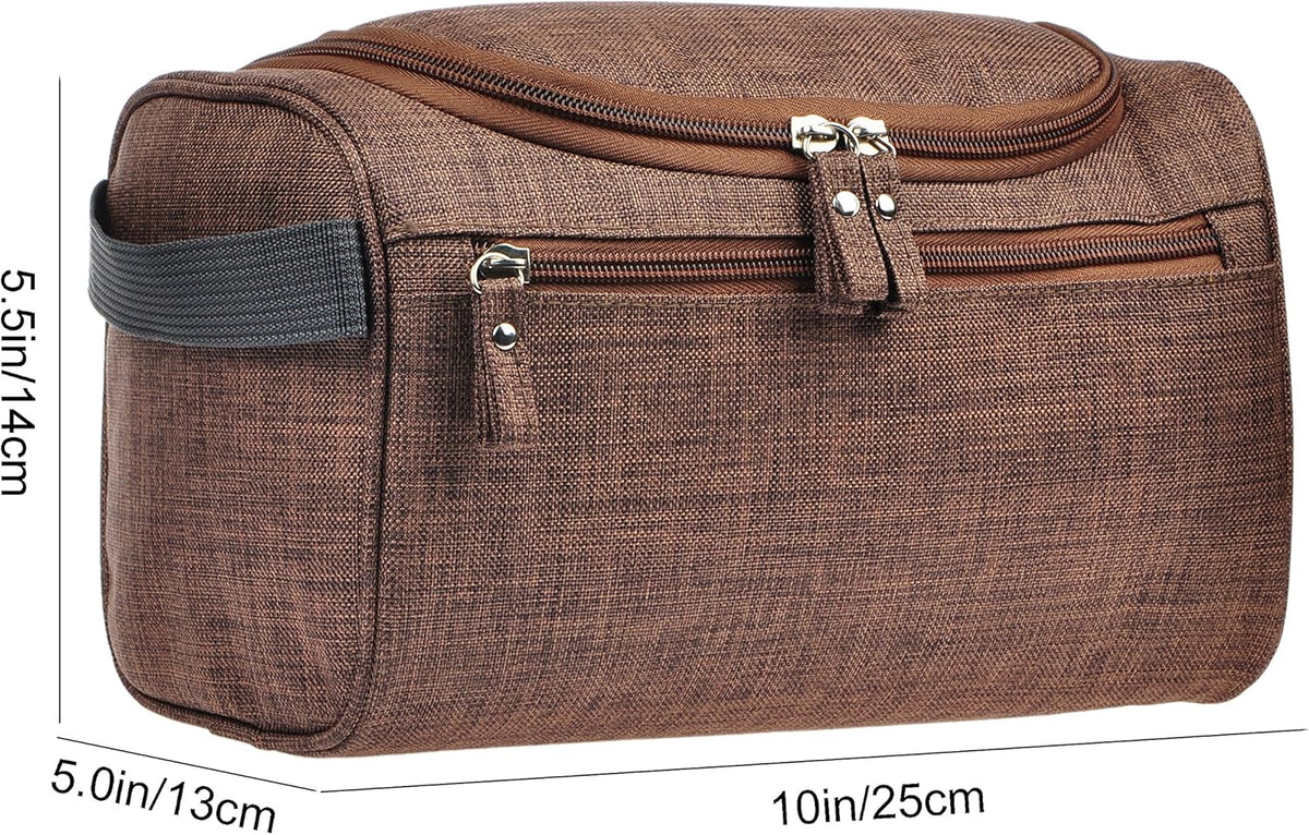 Mens Toiletry Bag Wash Travel Small Shaving Dop Kit Shower Bathroom Ditty Hygiene Bag Camo Mosaic