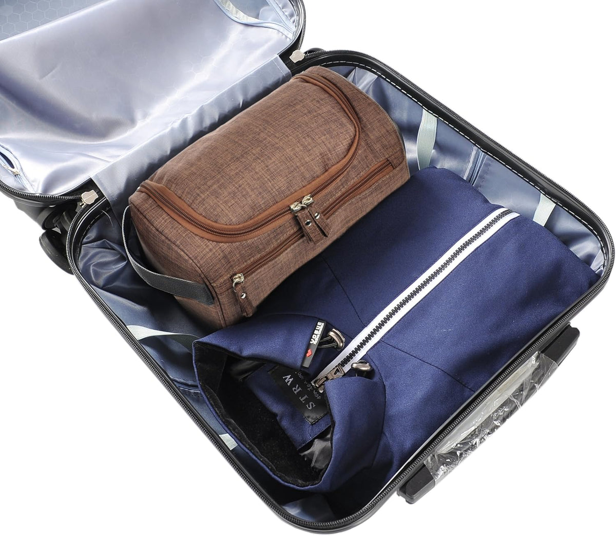 Mens Toiletry Bag Wash Travel Small Shaving Dop Kit Shower Bathroom Ditty Hygiene Bag Camo Mosaic