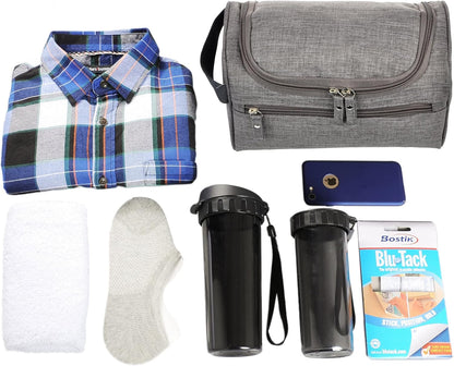 Mens Toiletry Bag Wash Travel Small Shaving Dop Kit Shower Bathroom Ditty Hygiene Bag Camo Mosaic
