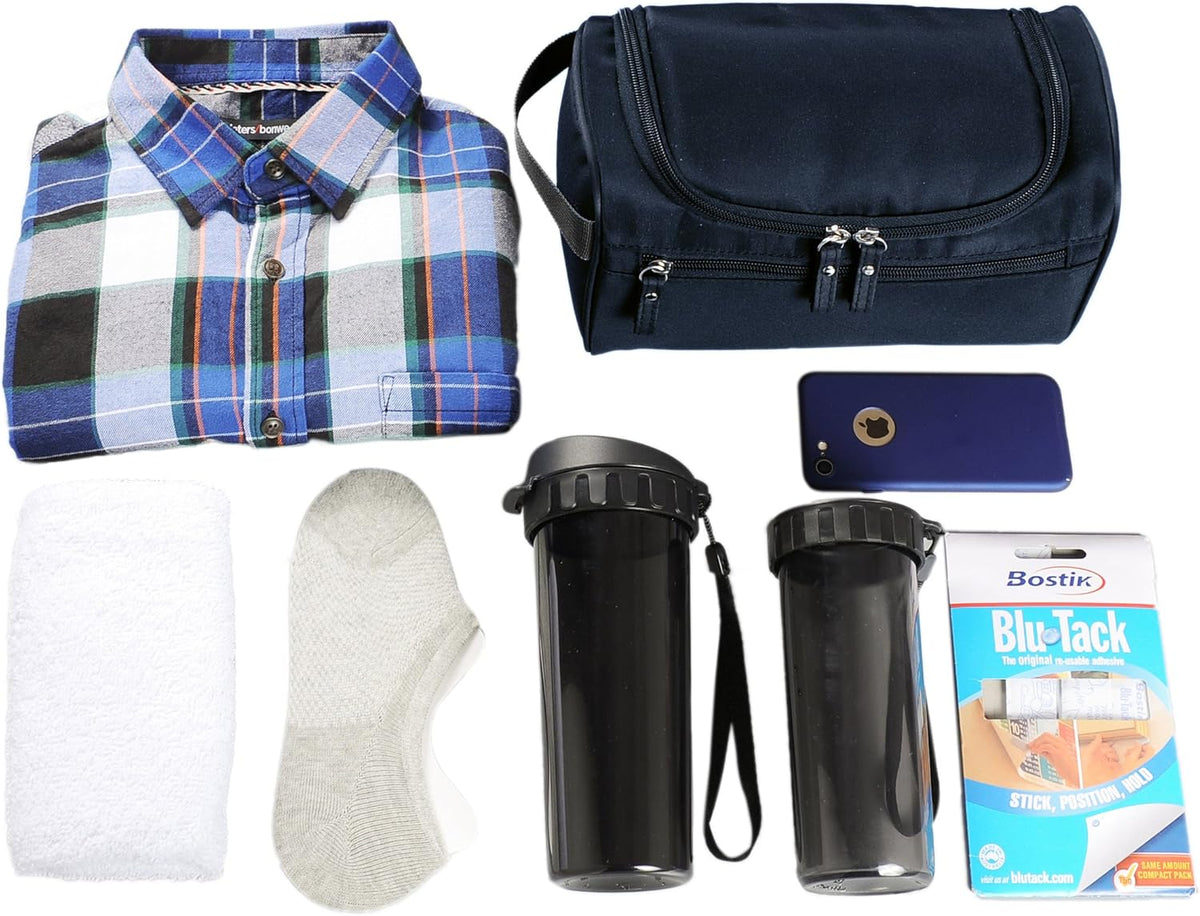Mens Toiletry Bag Wash Travel Small Shaving Dop Kit Shower Bathroom Ditty Hygiene Bag Camo Mosaic