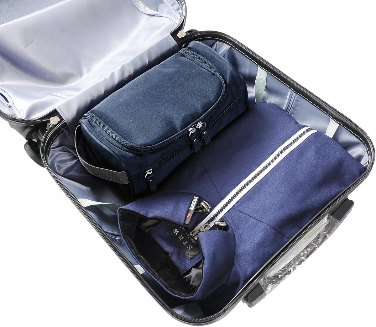 Mens Toiletry Bag Wash Travel Small Shaving Dop Kit Shower Bathroom Ditty Hygiene Bag Camo Mosaic