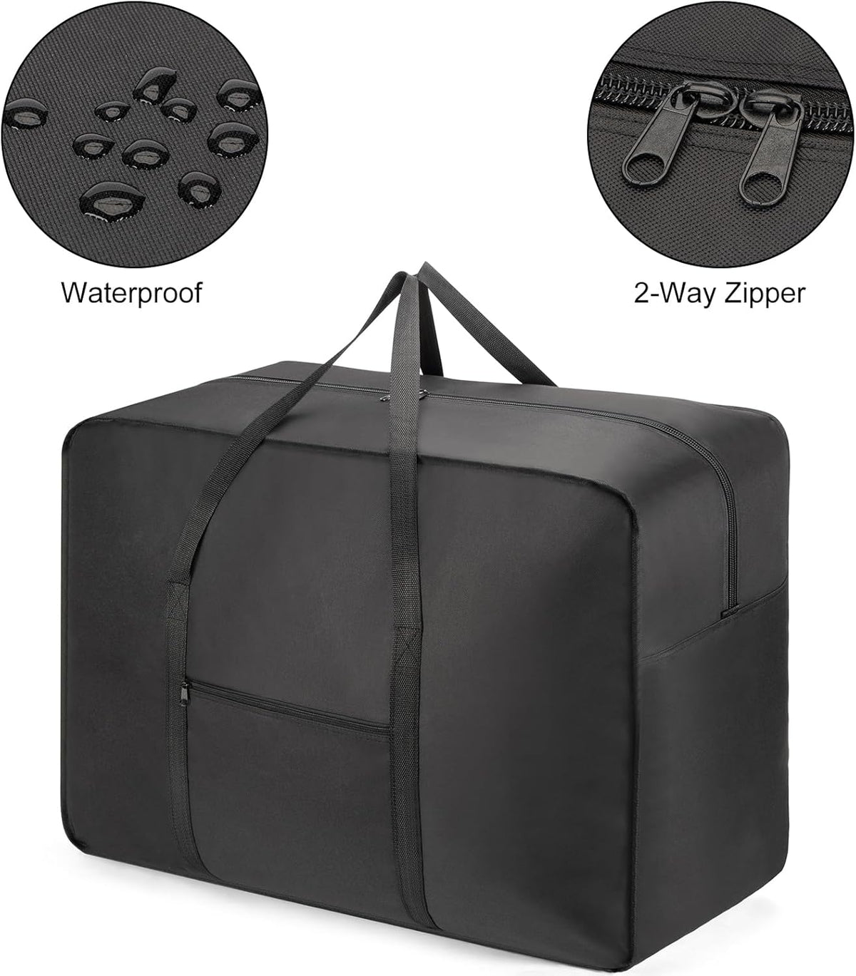 70 LB 29 Inches Airllines Cuban-Homecoming Black Duffel Bag Maletín de Lona 70 Libra Cap Luggage (70 LB)