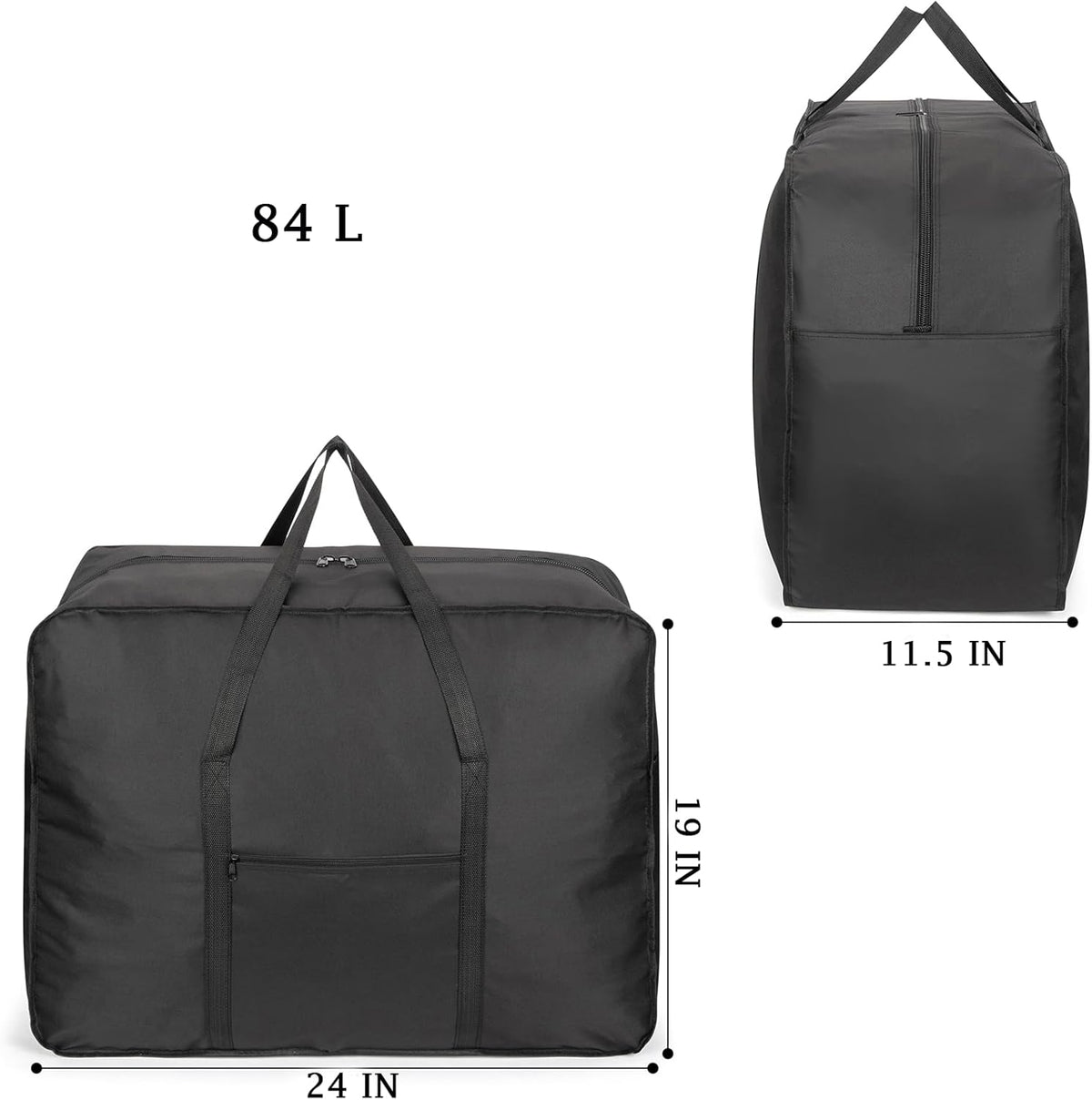 70 LB 29 Inches Airllines Cuban-Homecoming Black Duffel Bag Maletín de Lona 70 Libra Cap Luggage (70 LB)