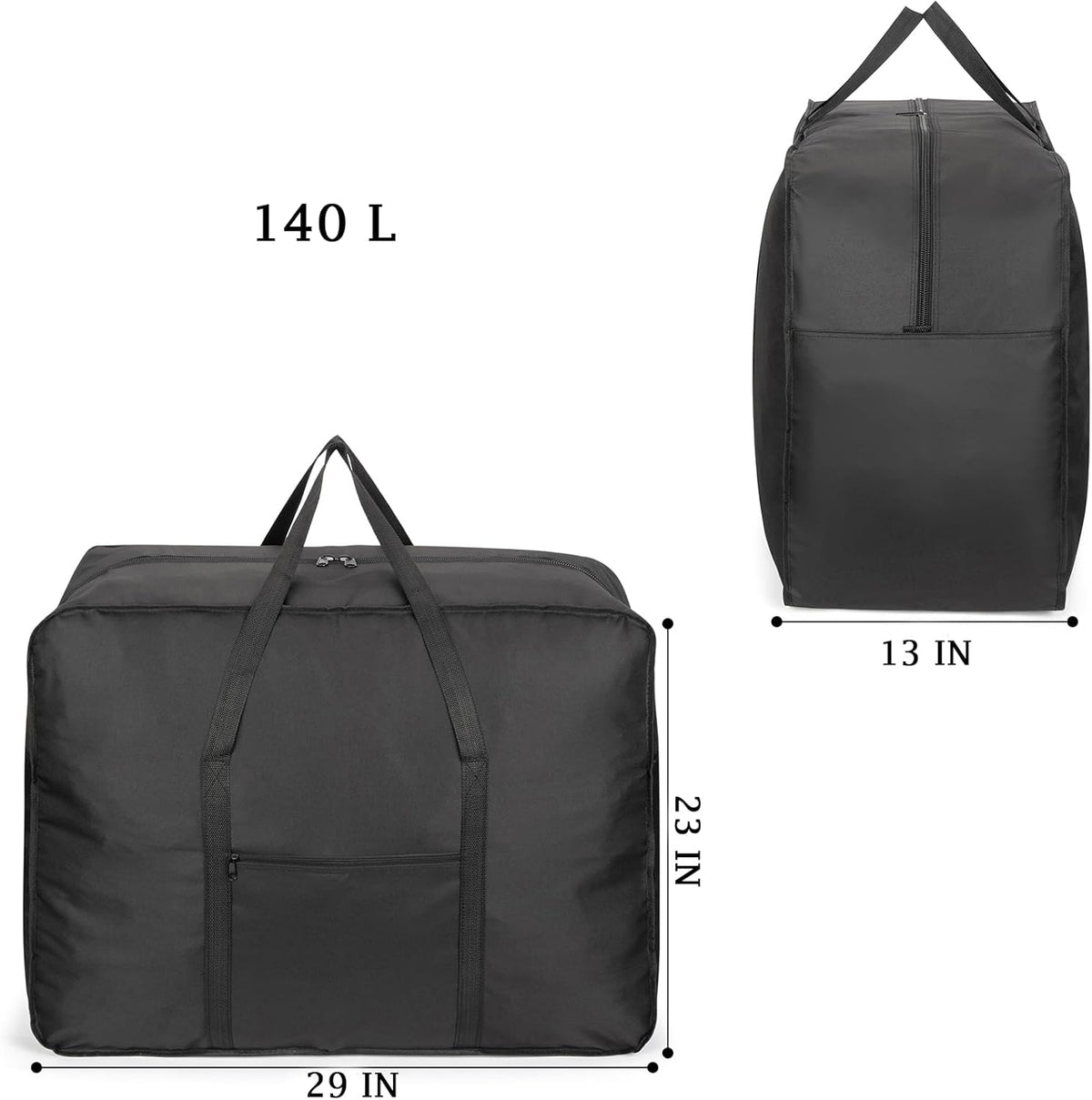 70 LB 29 Inches Airllines Cuban-Homecoming Black Duffel Bag Maletín de Lona 70 Libra Cap Luggage (70 LB)