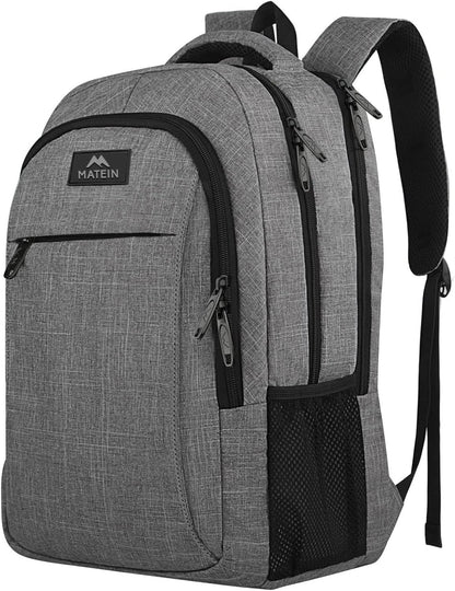 Slim Laptop Backpack, Anti Theft 15.6 inch Computer Travel Backpack for Work Underseat Personal Item, Sturdy Water Resistant Daily Rucksack Bag Gifts for Men & Women, Peacock Blue
