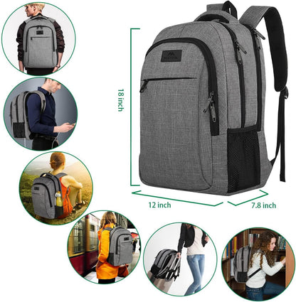 Slim Laptop Backpack, Anti Theft 15.6 inch Computer Travel Backpack for Work Underseat Personal Item, Sturdy Water Resistant Daily Rucksack Bag Gifts for Men & Women, Peacock Blue