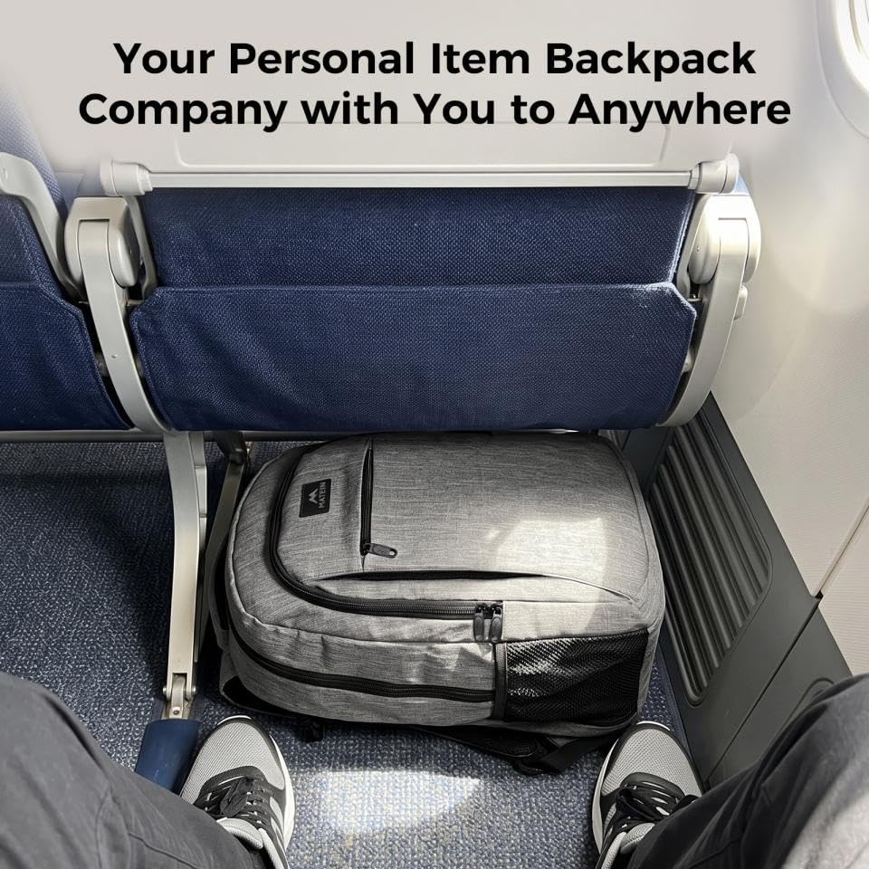 Slim Laptop Backpack, Anti Theft 15.6 inch Computer Travel Backpack for Work Underseat Personal Item, Sturdy Water Resistant Daily Rucksack Bag Gifts for Men & Women, Peacock Blue