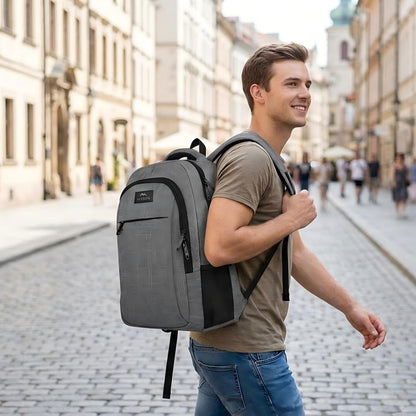 Slim Laptop Backpack, Anti Theft 15.6 inch Computer Travel Backpack for Work Underseat Personal Item, Sturdy Water Resistant Daily Rucksack Bag Gifts for Men & Women, Peacock Blue