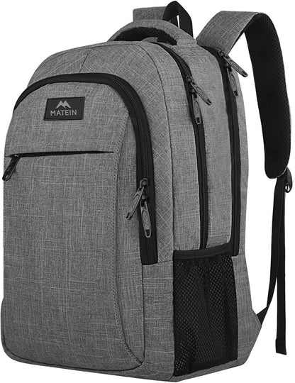 Slim Laptop Backpack, Anti Theft 15.6 inch Computer Travel Backpack for Work Underseat Personal Item, Sturdy Water Resistant Daily Rucksack Bag Gifts for Men & Women, Peacock Blue