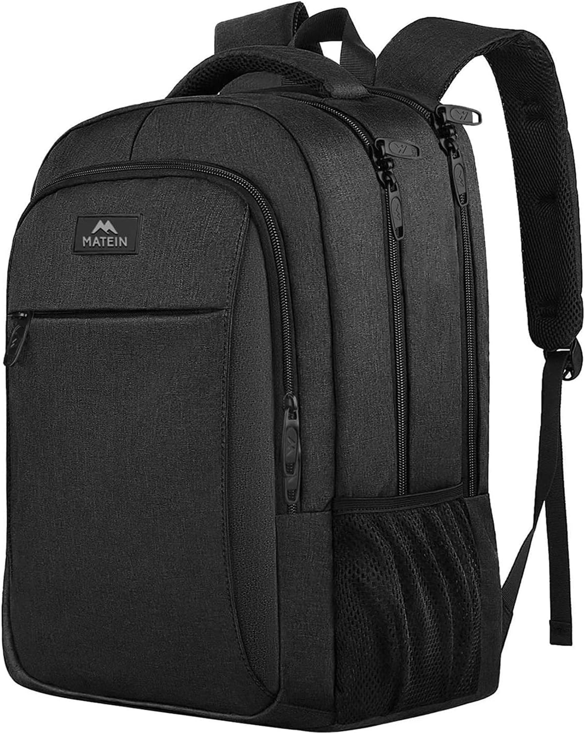 Slim Laptop Backpack, Anti Theft 15.6 inch Computer Travel Backpack for Work Underseat Personal Item, Sturdy Water Resistant Daily Rucksack Bag Gifts for Men & Women, Peacock Blue
