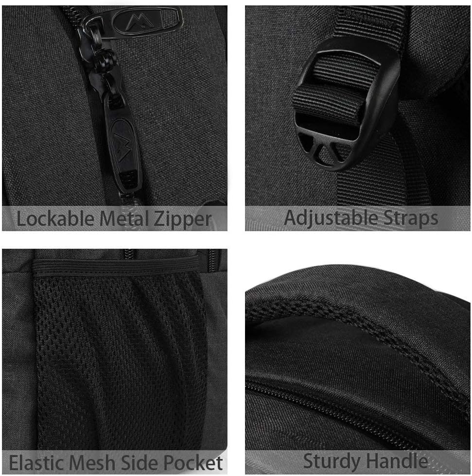 Slim Laptop Backpack, Anti Theft 15.6 inch Computer Travel Backpack for Work Underseat Personal Item, Sturdy Water Resistant Daily Rucksack Bag Gifts for Men & Women, Peacock Blue