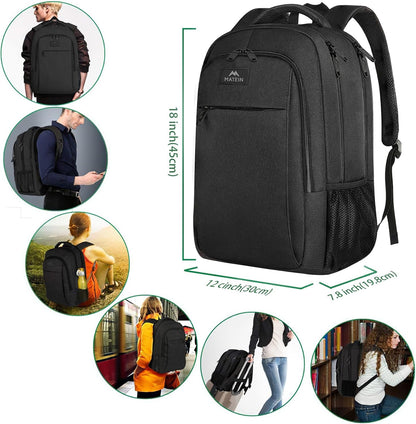 Slim Laptop Backpack, Anti Theft 15.6 inch Computer Travel Backpack for Work Underseat Personal Item, Sturdy Water Resistant Daily Rucksack Bag Gifts for Men & Women, Peacock Blue