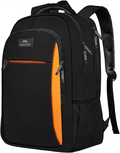 Slim Laptop Backpack, Anti Theft 15.6 inch Computer Travel Backpack for Work Underseat Personal Item, Sturdy Water Resistant Daily Rucksack Bag Gifts for Men & Women, Peacock Blue