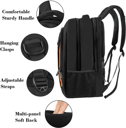 Slim Laptop Backpack, Anti Theft 15.6 inch Computer Travel Backpack for Work Underseat Personal Item, Sturdy Water Resistant Daily Rucksack Bag Gifts for Men & Women, Peacock Blue