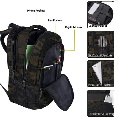 Slim Laptop Backpack, Anti Theft 15.6 inch Computer Travel Backpack for Work Underseat Personal Item, Sturdy Water Resistant Daily Rucksack Bag Gifts for Men & Women, Peacock Blue