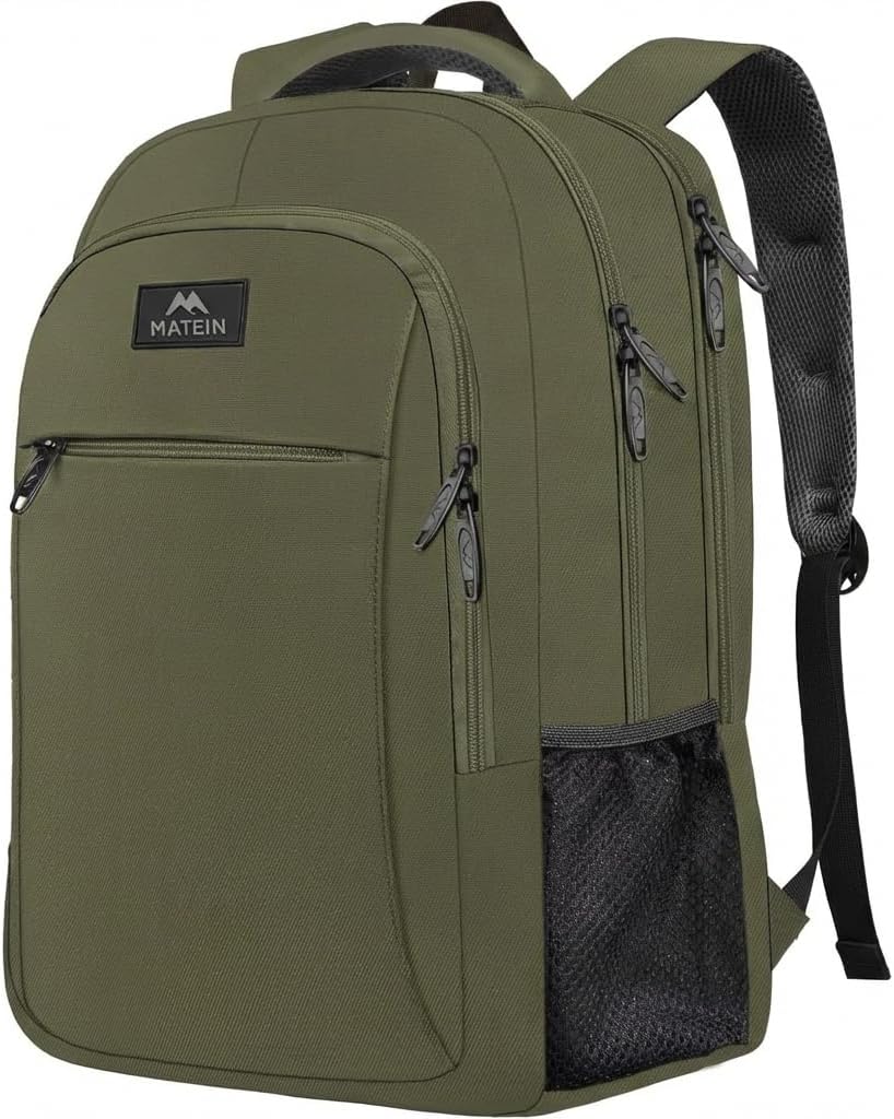 Slim Laptop Backpack, Anti Theft 15.6 inch Computer Travel Backpack for Work Underseat Personal Item, Sturdy Water Resistant Daily Rucksack Bag Gifts for Men & Women, Peacock Blue