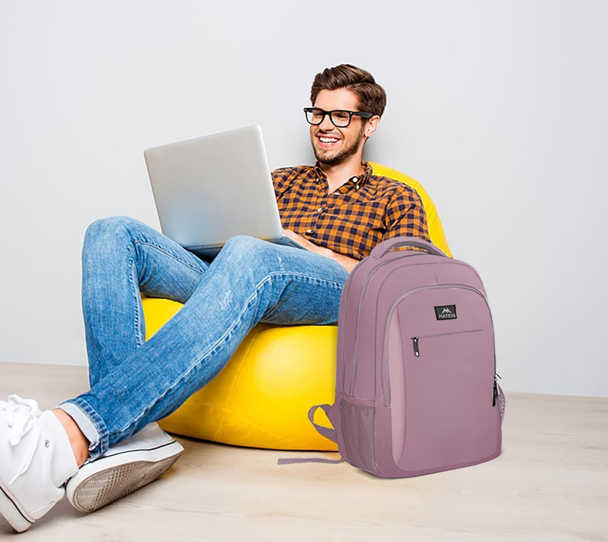 Slim Laptop Backpack, Anti Theft 15.6 inch Computer Travel Backpack for Work Underseat Personal Item, Sturdy Water Resistant Daily Rucksack Bag Gifts for Men & Women, Peacock Blue